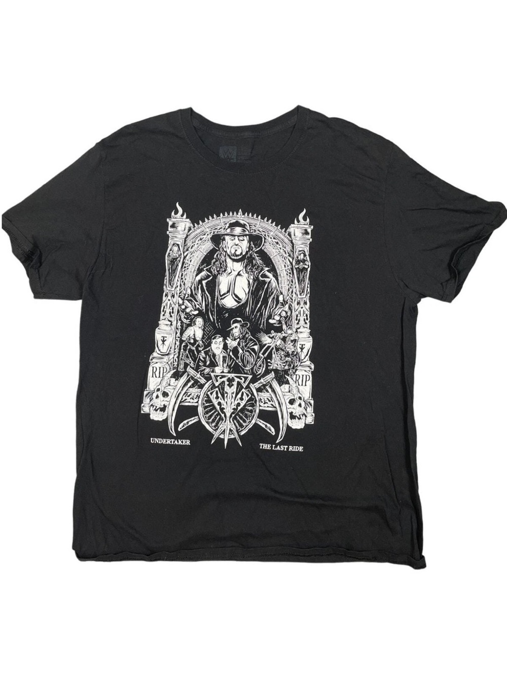 'WWE Undertaker The Last Ride' Black Graphic Tee size XXL